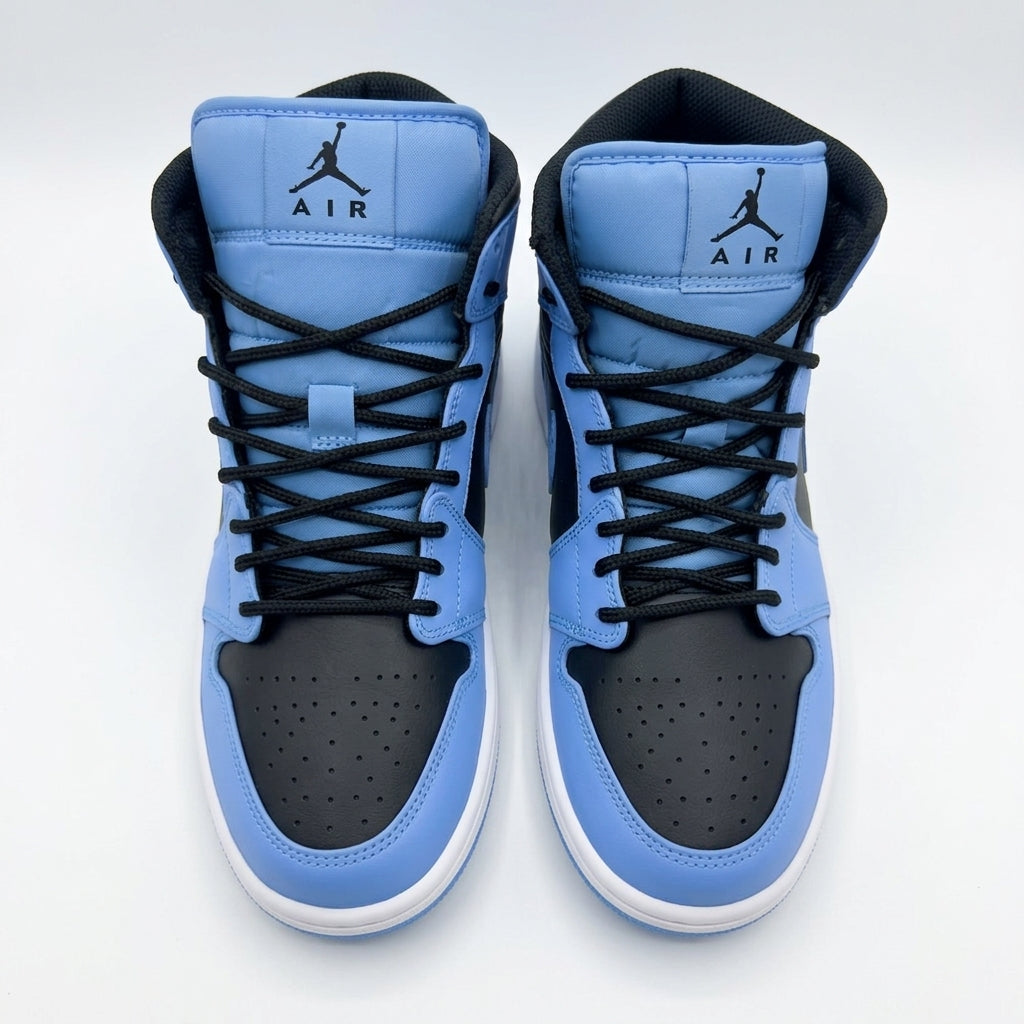 Nike Air Jordan 1 Mid "University Blue Black"